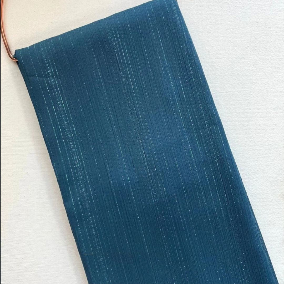 Sparkling Crinkle Chiffon - Royal Blue