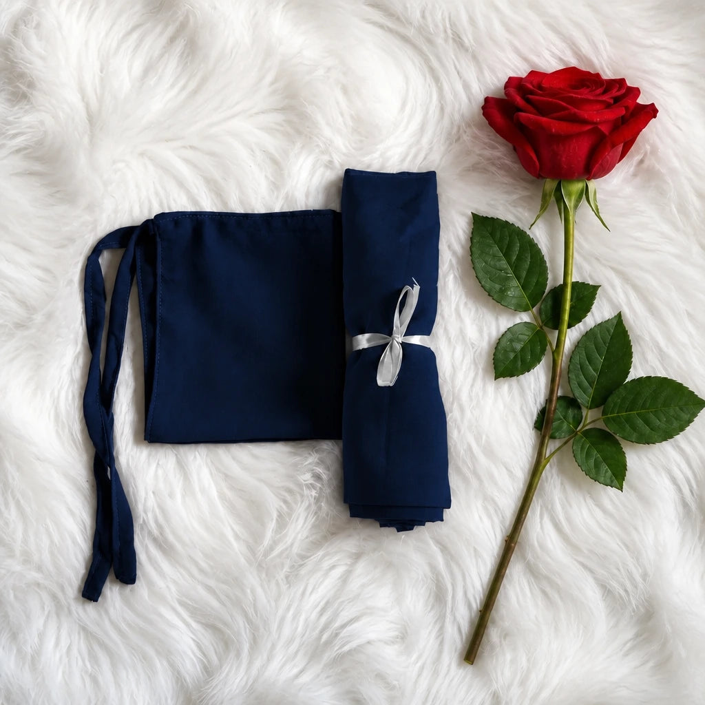 Niqab + Hijab - Navy Blue
