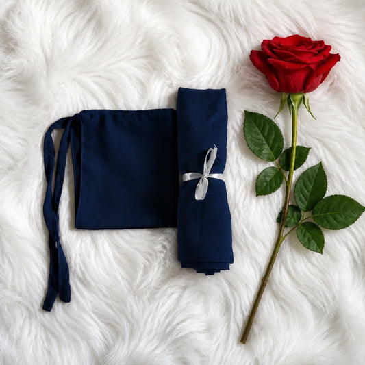 Niqab + Hijab - Navy Blue