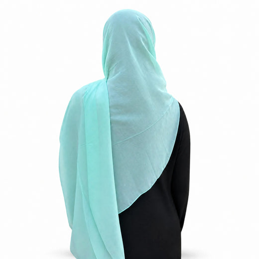 Plain Georgette - Ocean Mist