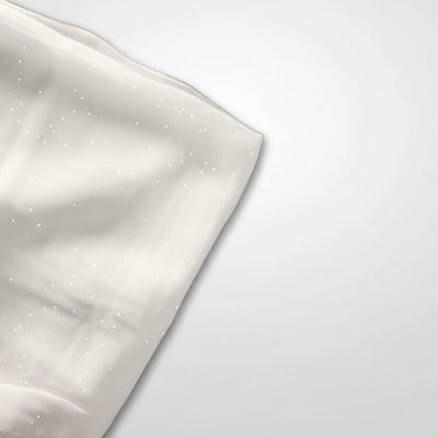 Moonlit Georgette Hijab - Off White