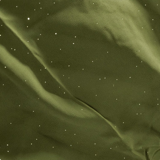 Moonlit Georgette Hijab - Olive Green