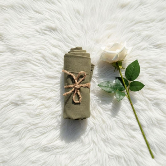 Georgette Chiffon - Olive Mist