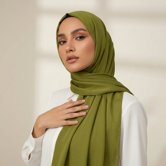 Modal Hijab - Parrot Green