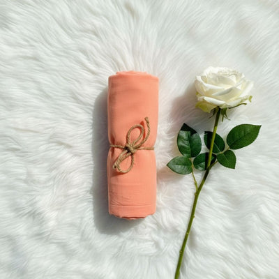 Georgette Chiffon - Peach Coral