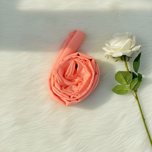 Georgette Chiffon - Peach Coral