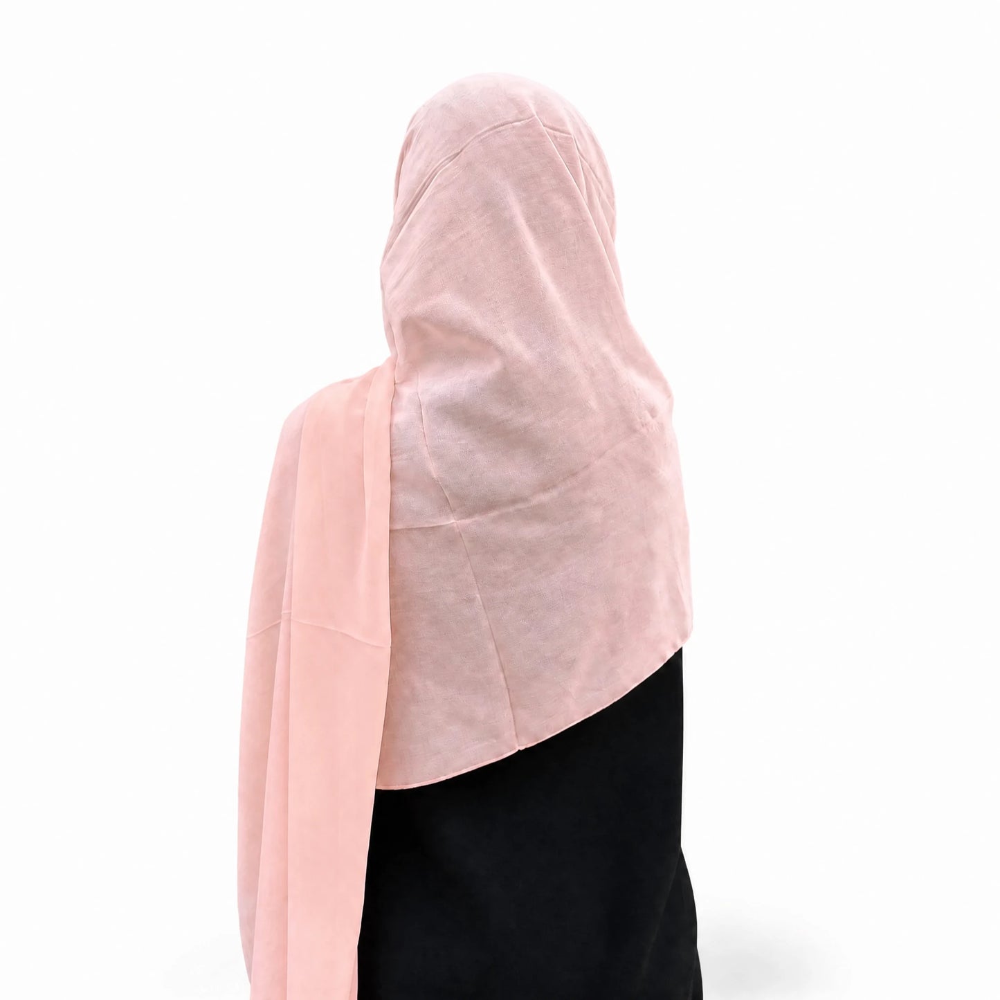 Plain Georgette - Peach Coral