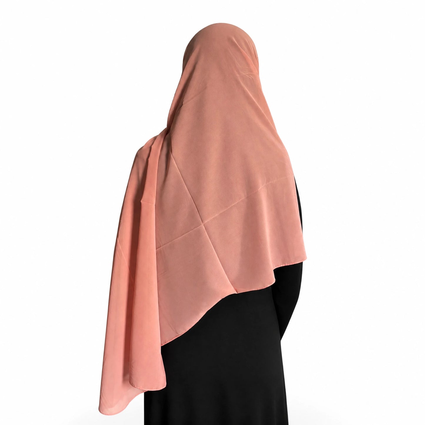 Plain Georgette - Peach Pink