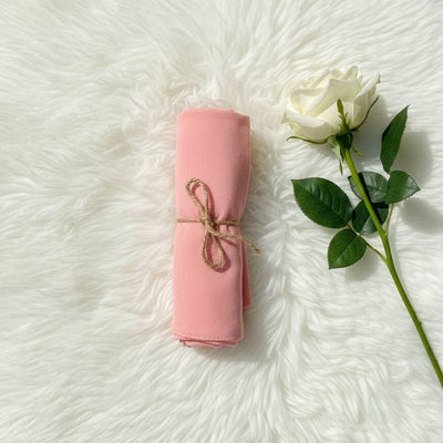 Georgette Chiffon - Peach Pink