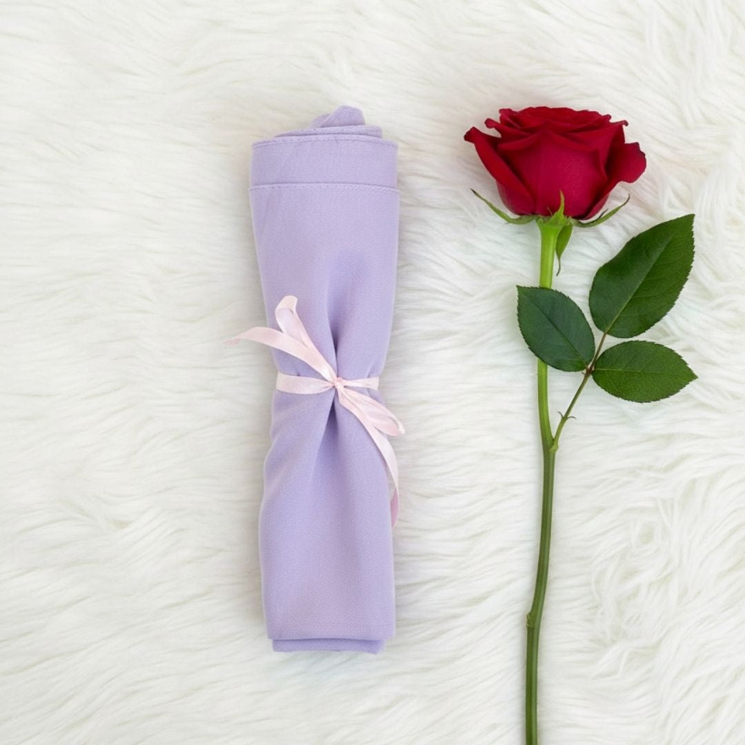 Plain Georgette - Peri Winkle