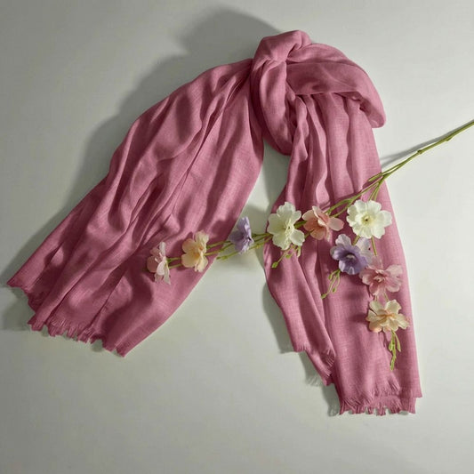 Turkish Lawn XL Hijab - Pink Pearl