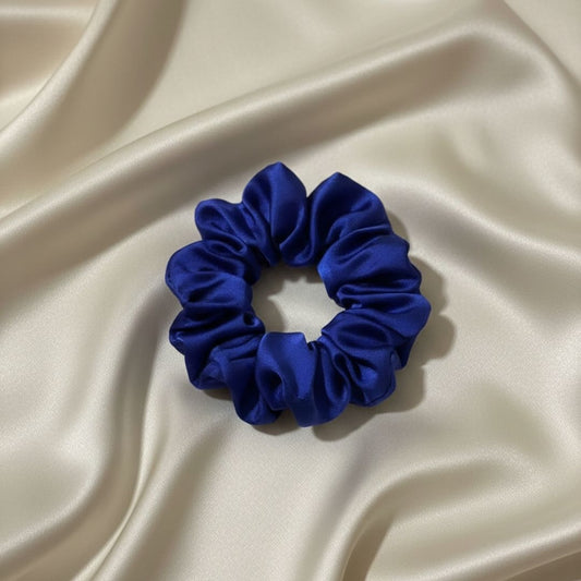 Silk Scrunchies - Royal Blue