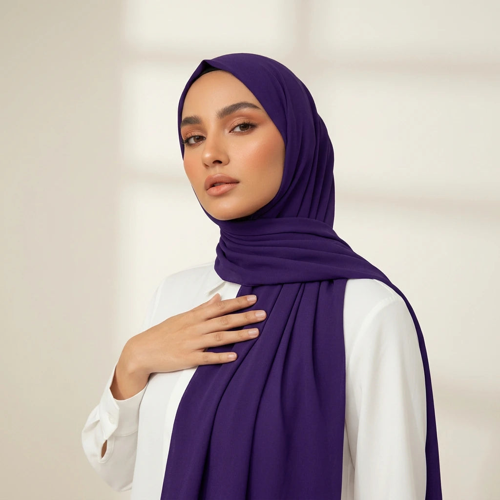 Modal Hijab - Royal Purple