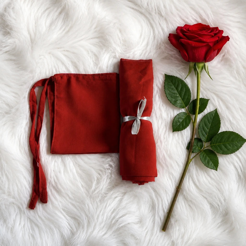 Niqab + Hijab - Ruby Red