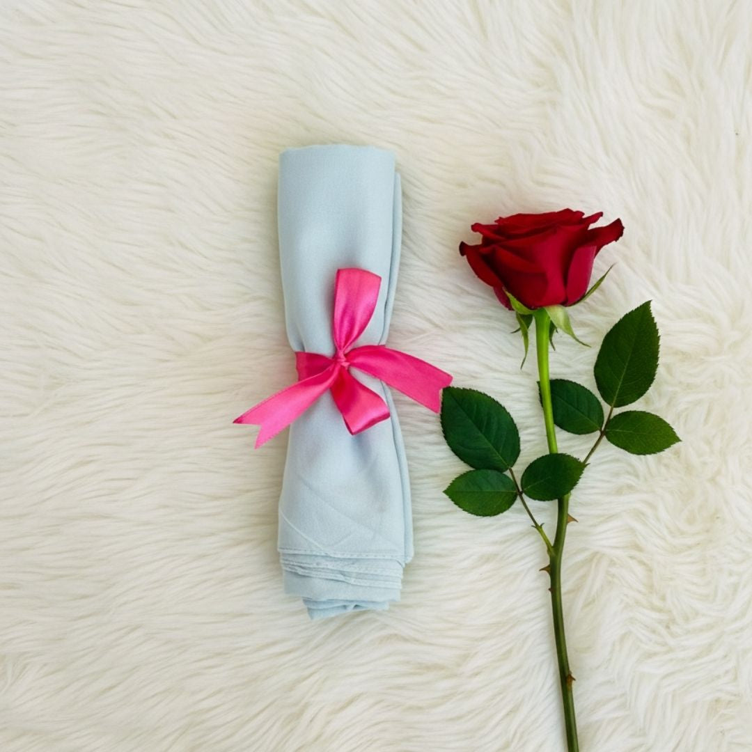 Plain Georgette - Seafoam Green