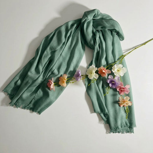 Turkish Lawn XL Hijab - Soft Meadow