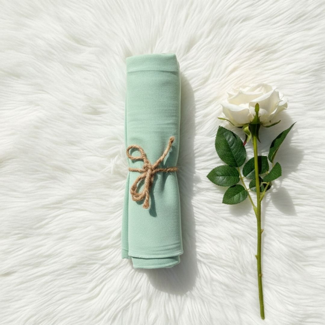 Georgette Chiffon - Soft Mint