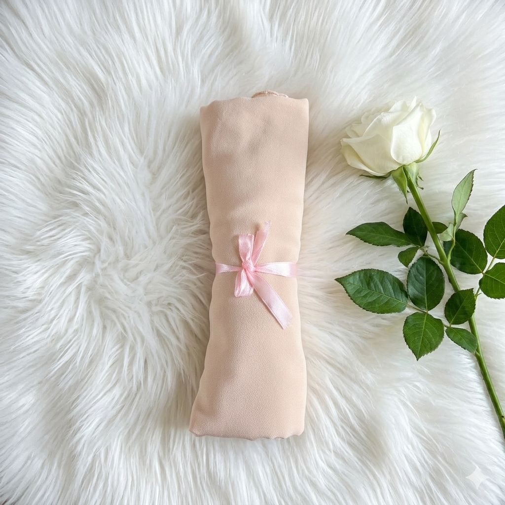 Plain Georgette - Soft Stone