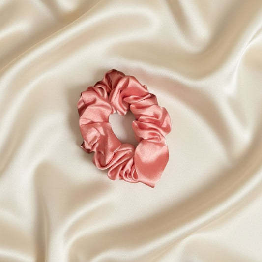 Silk Scrunchies - Light Pink