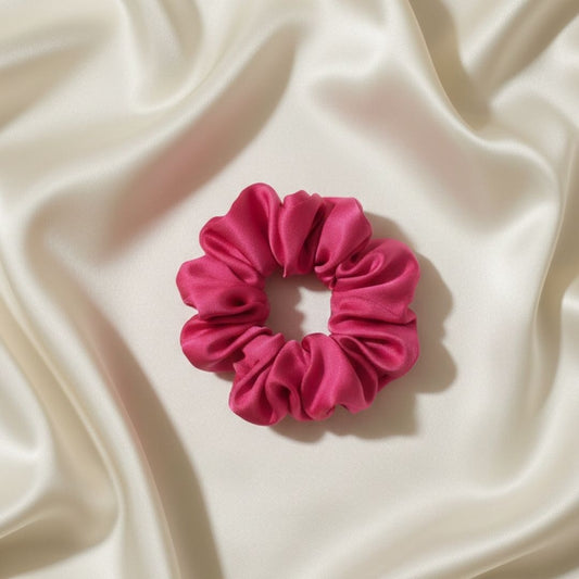 Silk Scrunchies - Pink