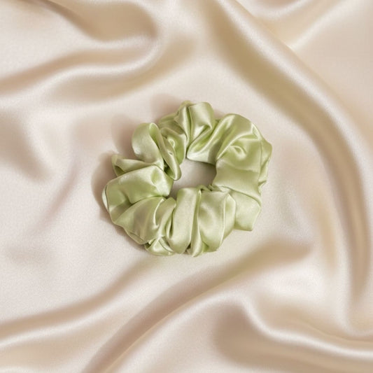 Silk Scrunchies - Sage Green