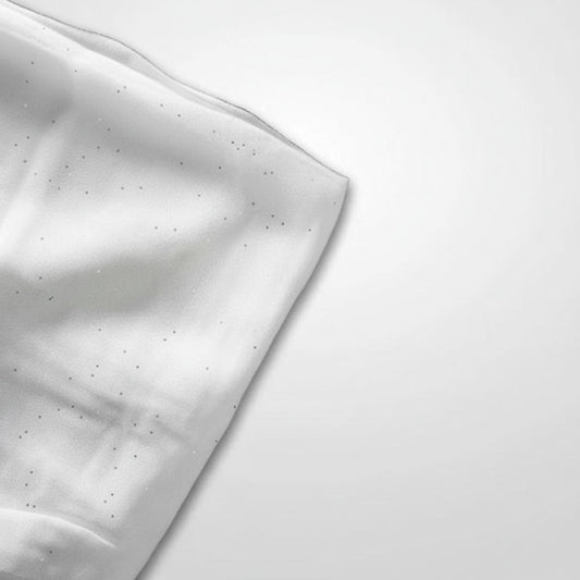 Moonlit Georgette Hijab - White