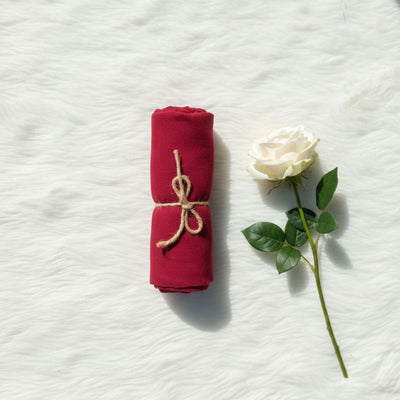 Georgette Chiffon -Wine Red