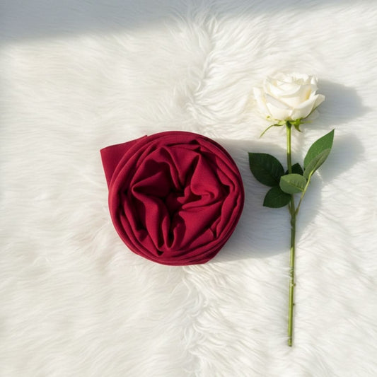 Georgette Chiffon -Wine Red