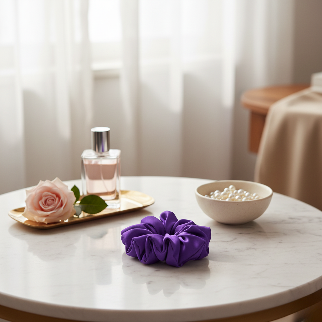 Silk Scrunchies M - 15