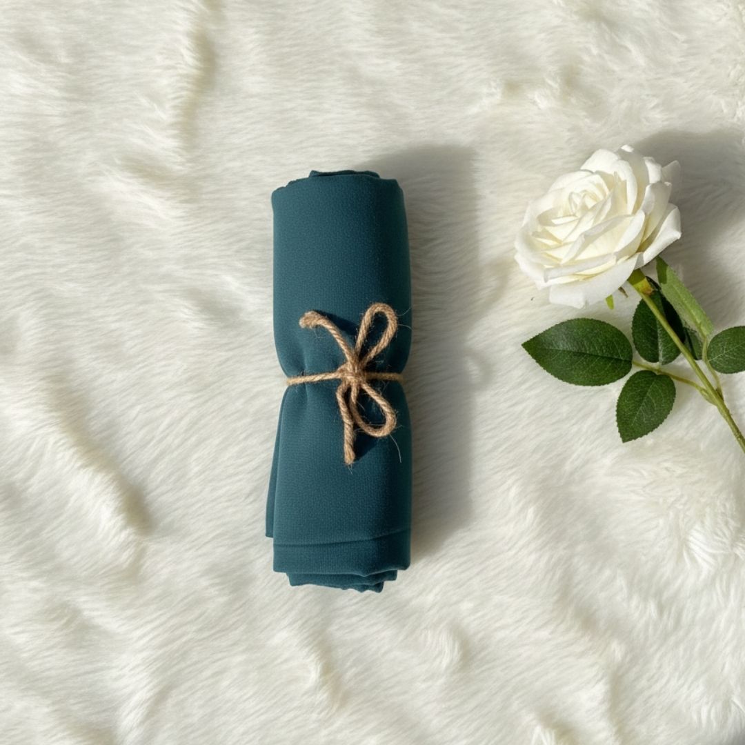 Georgette Chiffon - Deep Teal