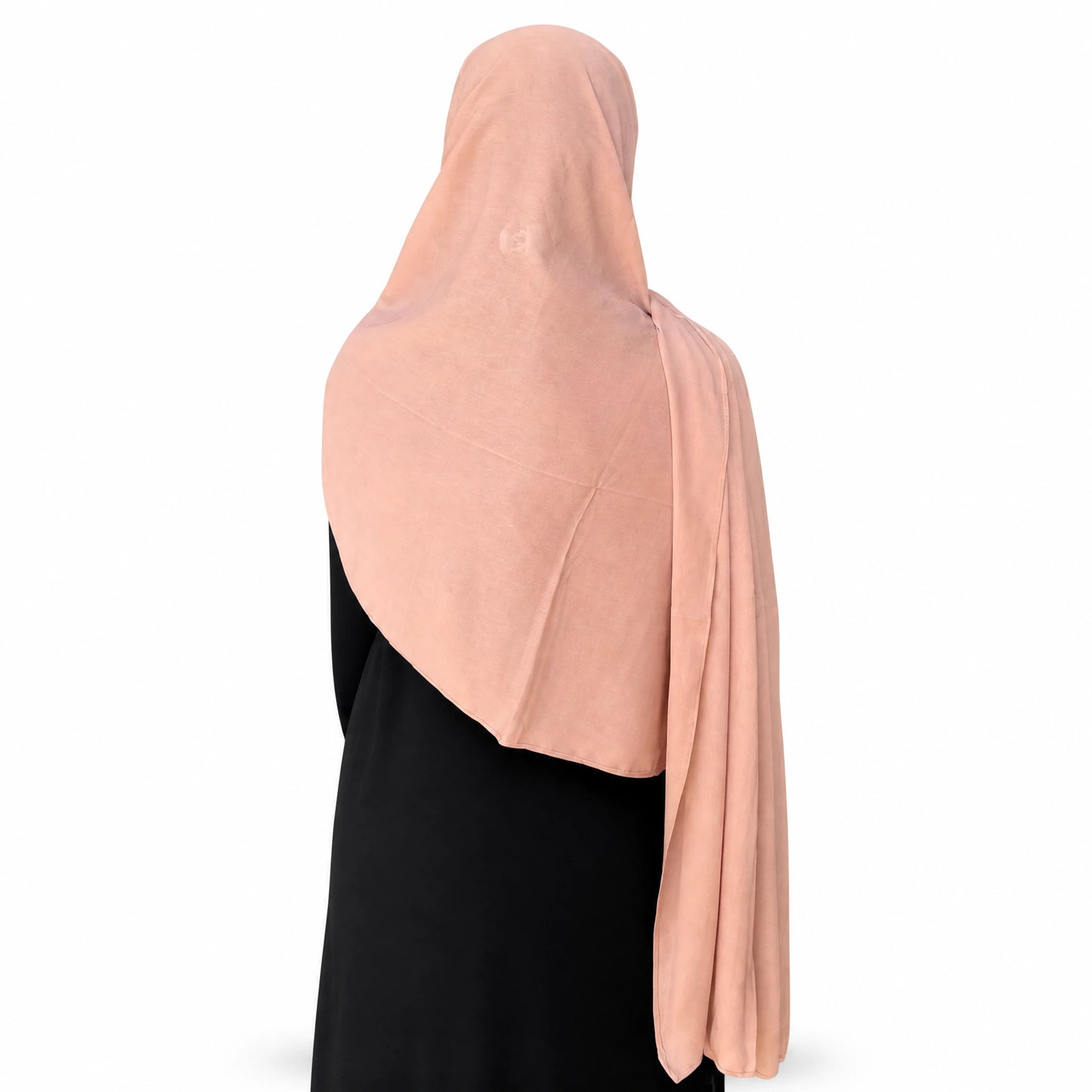 Plain Georgette - Nude Rose