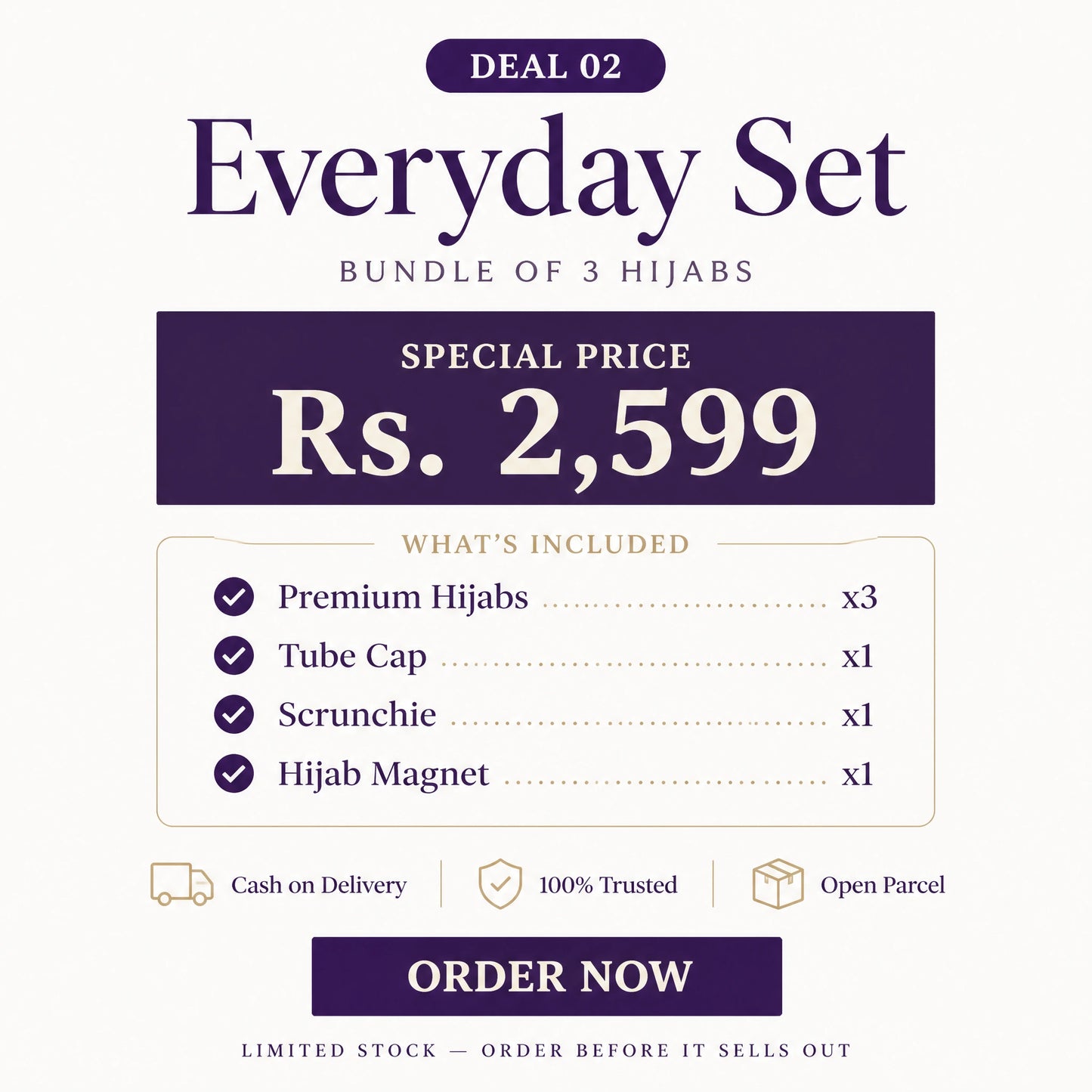 Deal 2 🎁 Bundle of 3 — "Everyday Set"