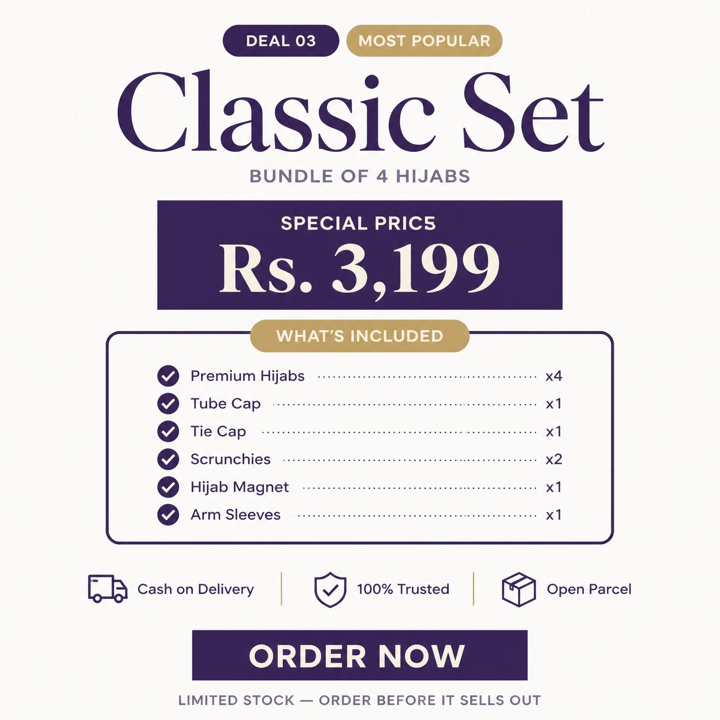 Deal 3 🎁 Bundle of 4 — "Classic Set"