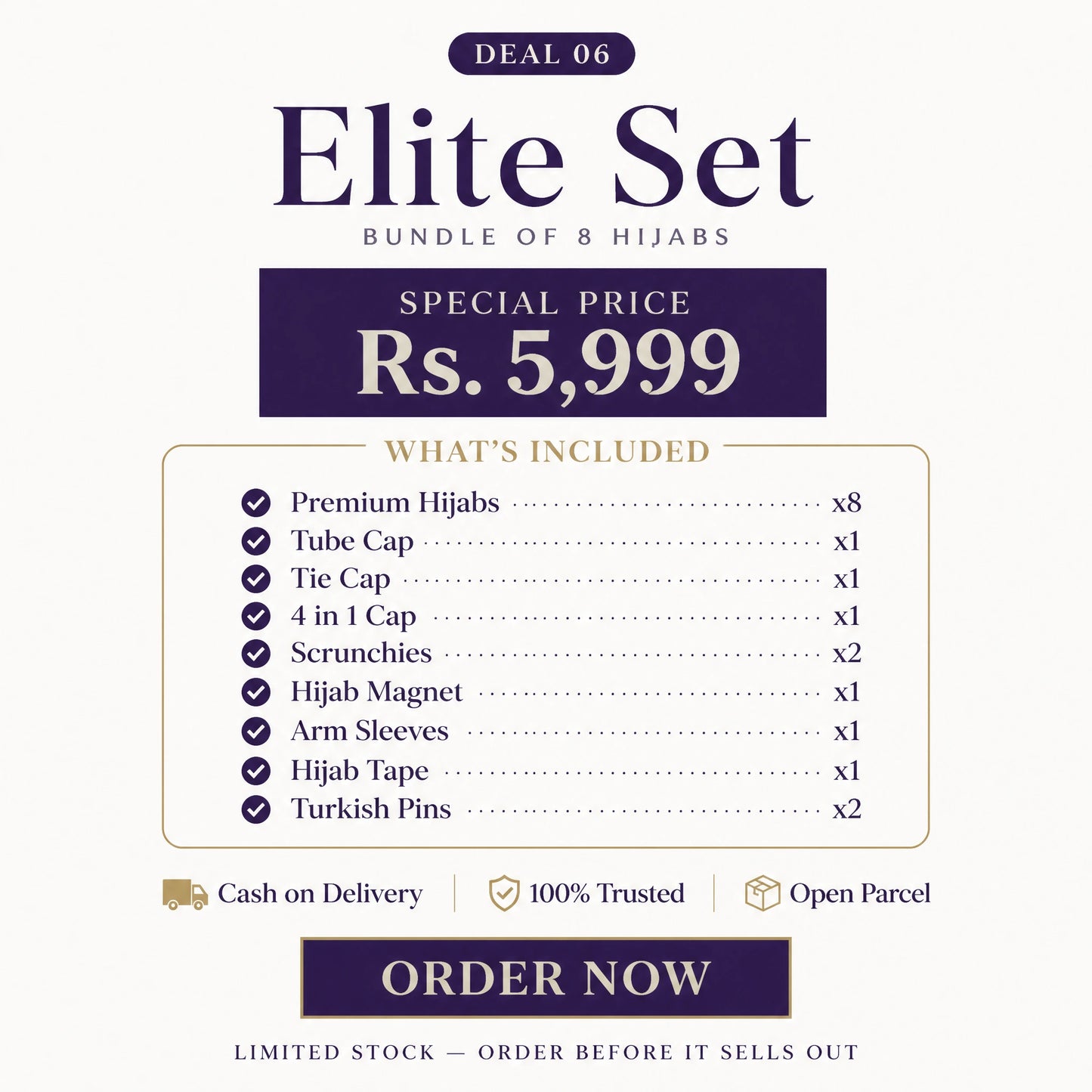 Deal 6 🎁 Bundle of 8 — "Elite Set"