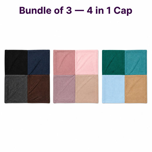 Bundle of 3  ,4 in 1 caps