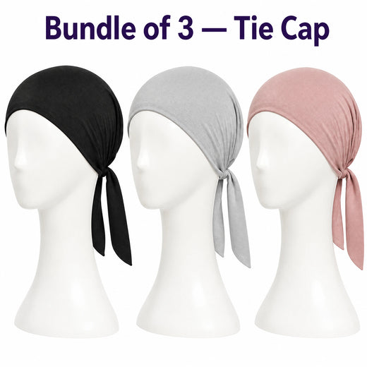 Bundle of 3 tie cap