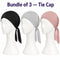 Bundle of 3 tie cap