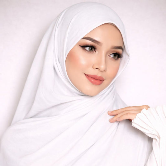 Modal Hijab - Pearl White