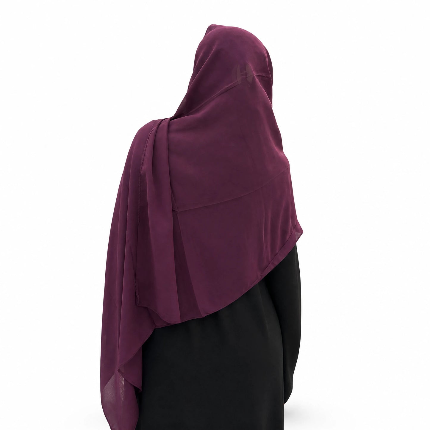 Plain Georgette - Royal Plum