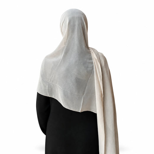 Plain Georgette - Soft Stone